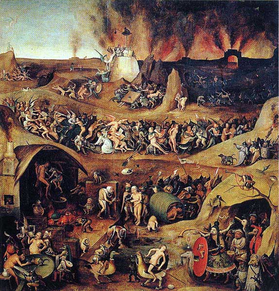 Resultado de imagen de el infierno en la pintura